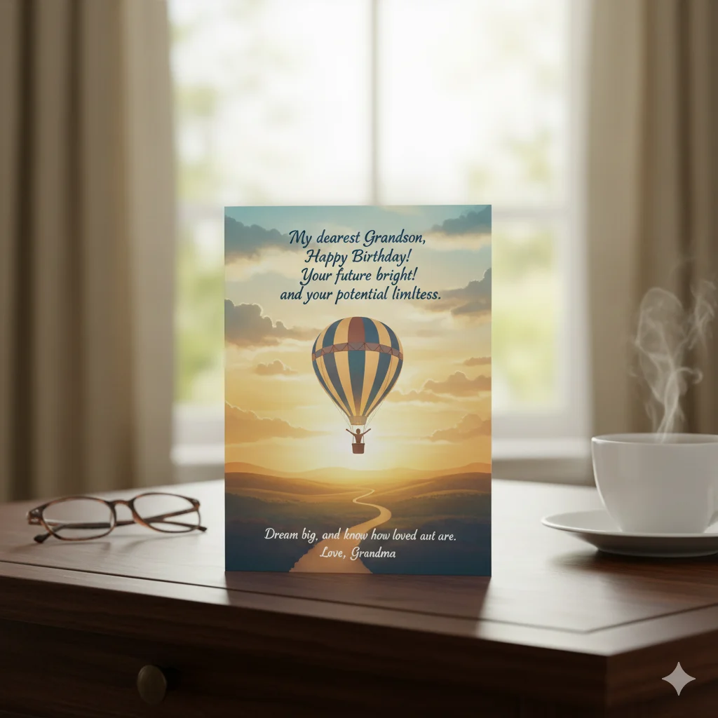  birthday wishes to grandson from grandmother