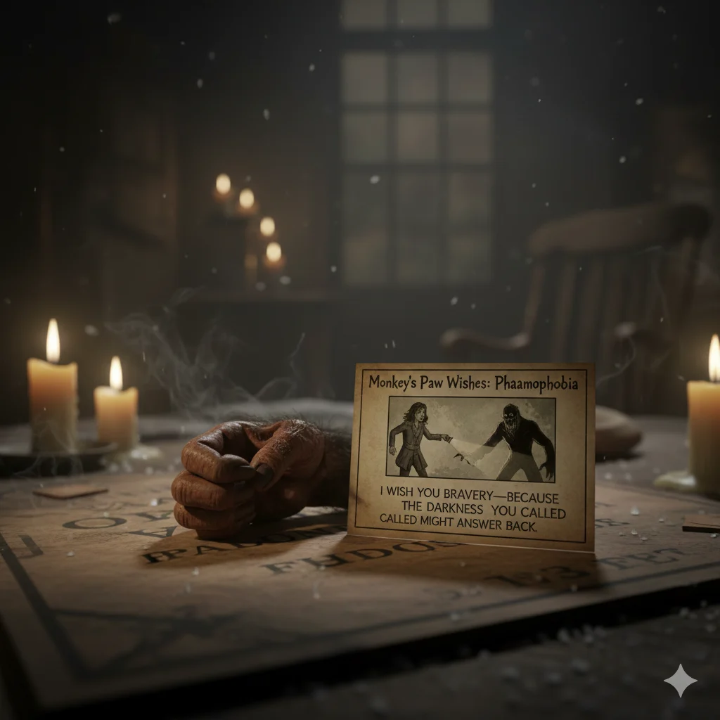 monkey paw wishes phasmophobia