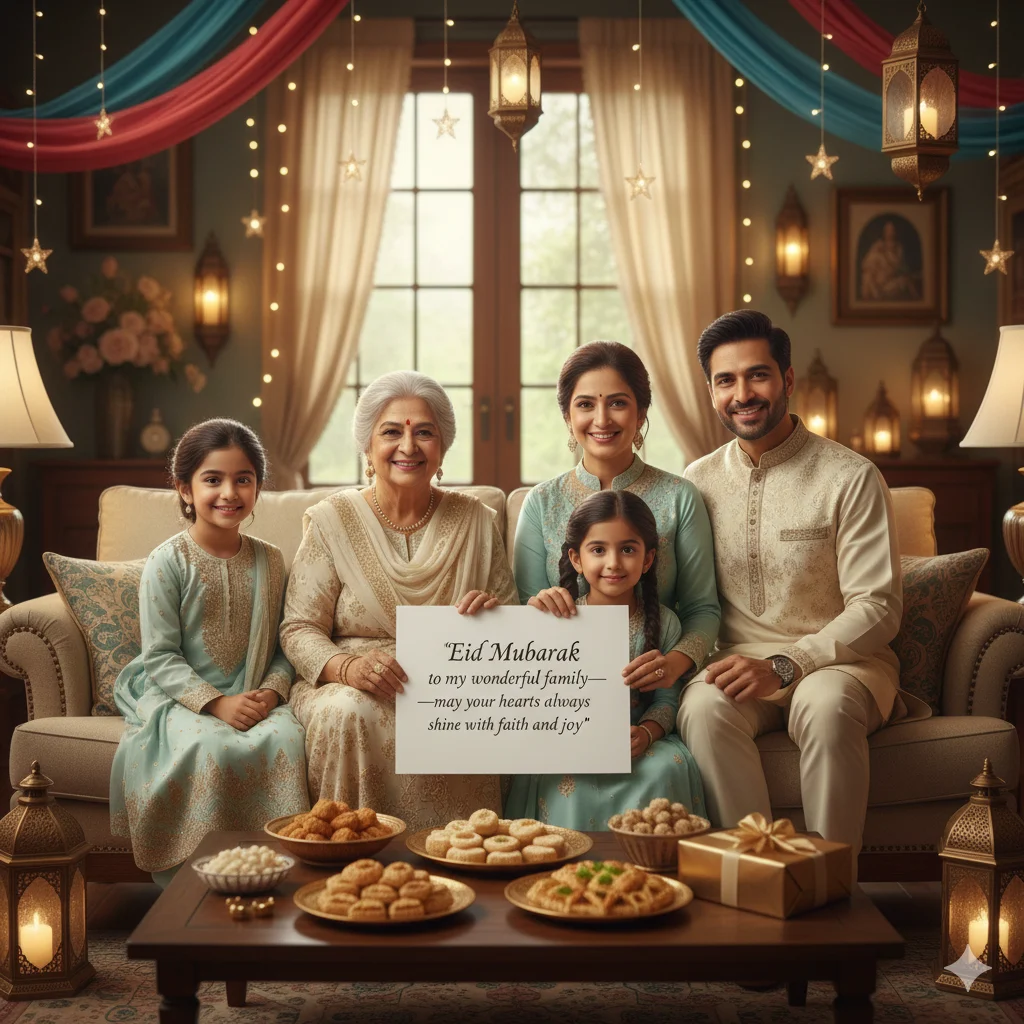 family eid mubarak wishes