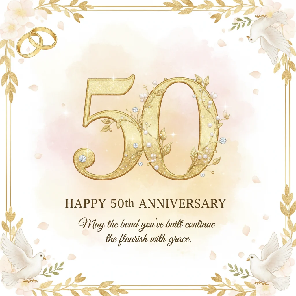 50th anniversary wishes