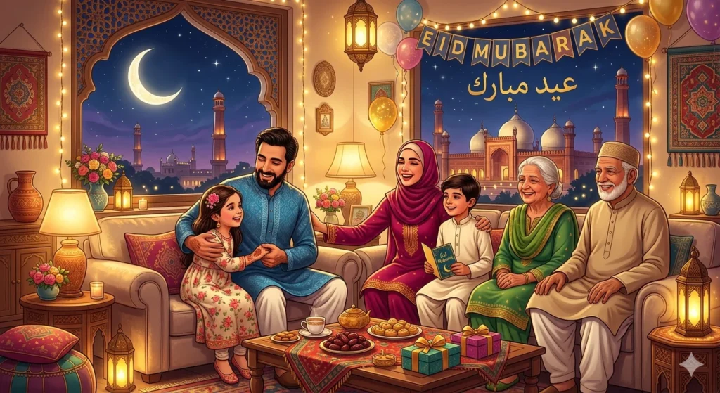 family eid mubarak wishes