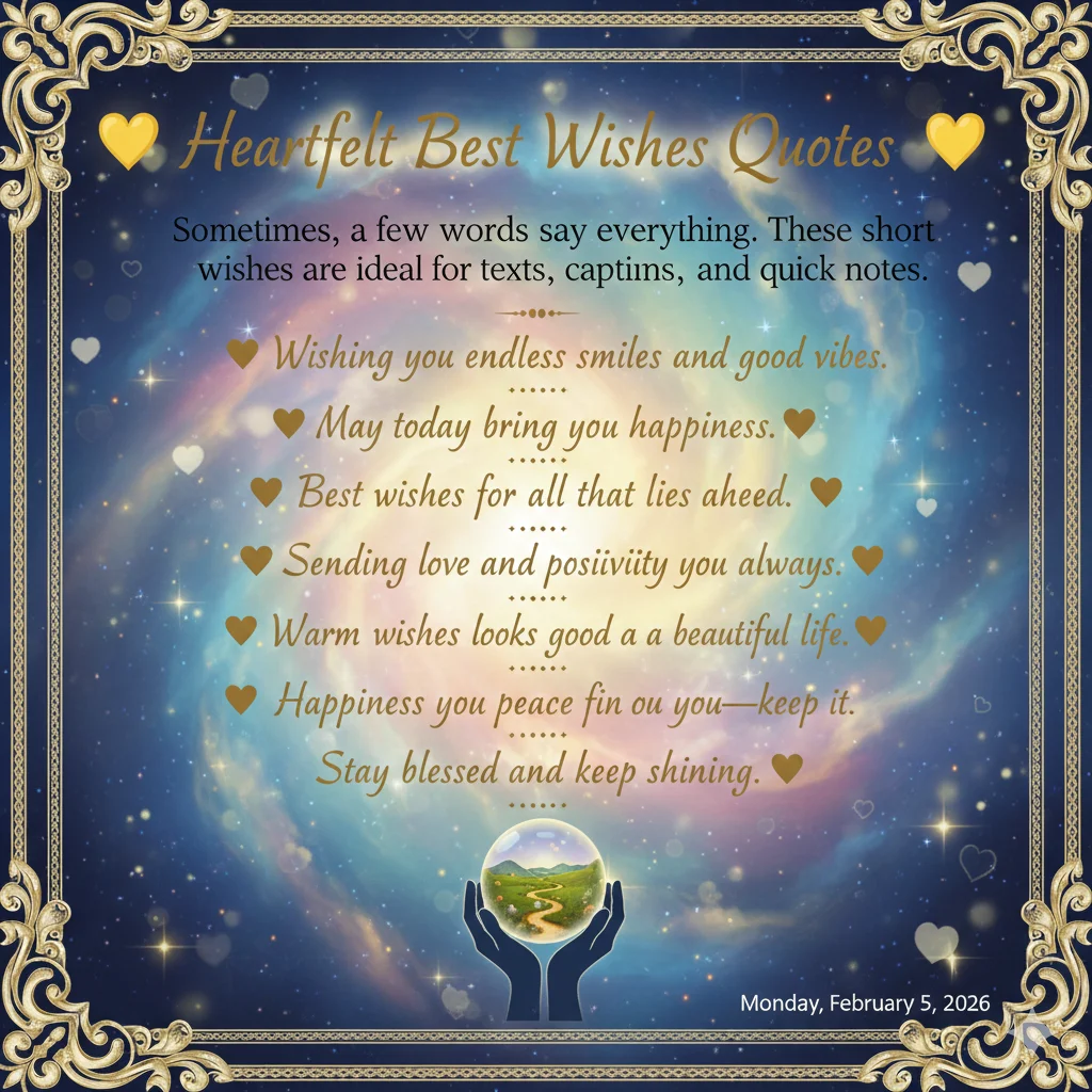 Best Wishes Quotes