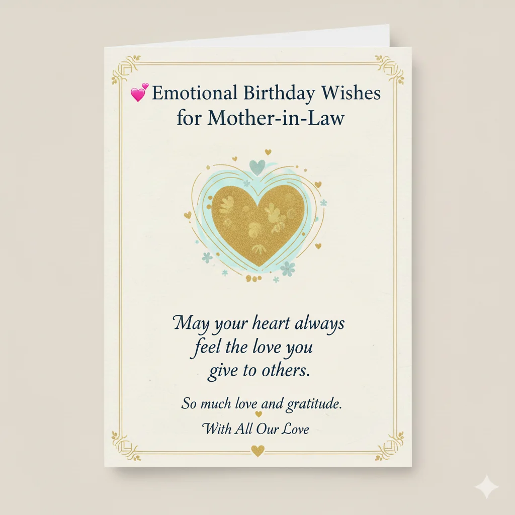 birthday wishes for mother in law