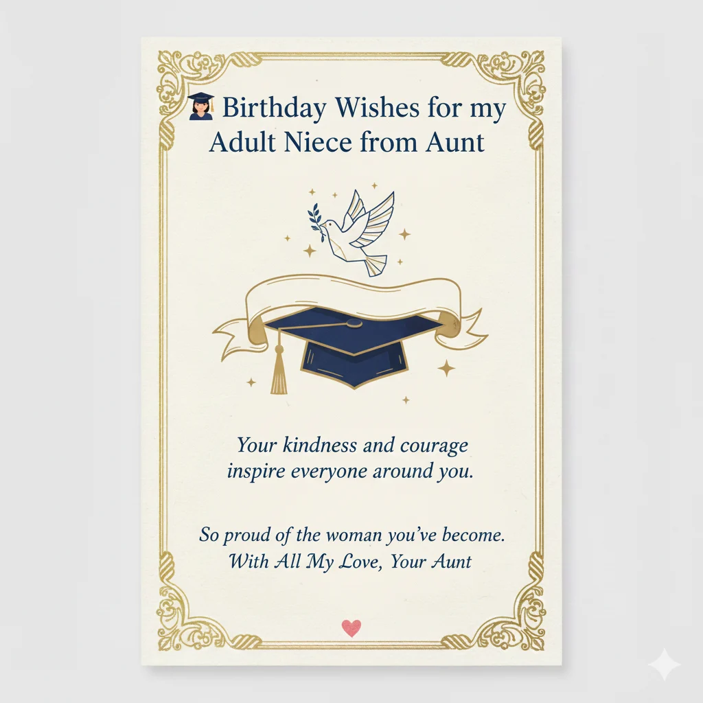 Birthday Wishes for Niece from Aunt 