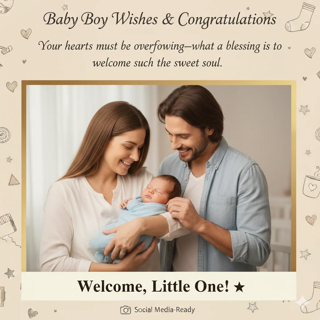 baby boy wishes congratulations