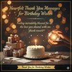 thank you for birthday wishes