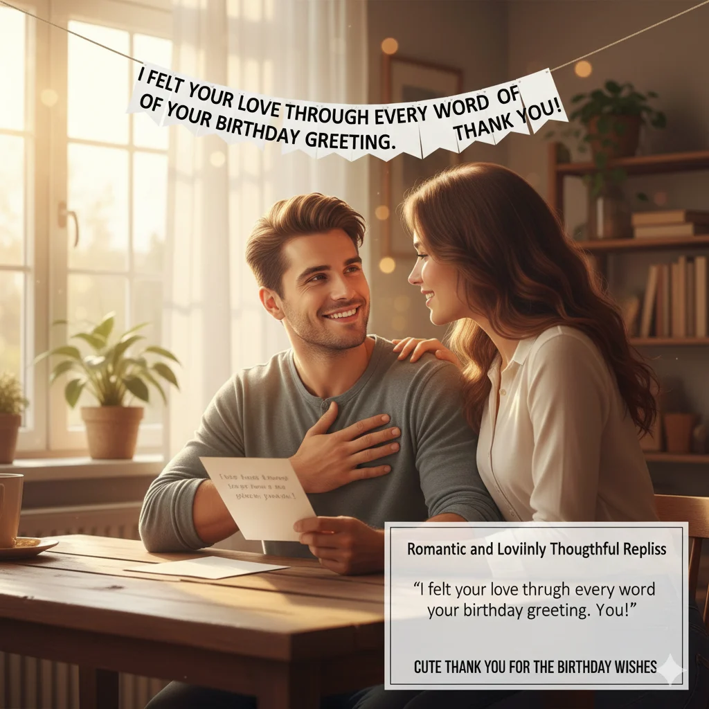 cute thank you for the birthday wishes