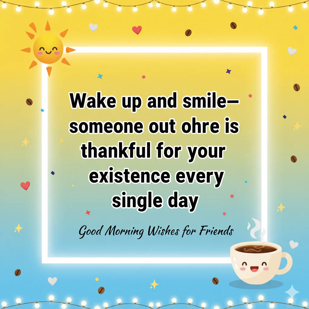Good Morning Wishes for Friends