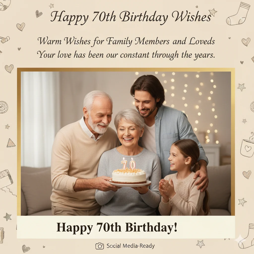 happy 70th birthday wishes