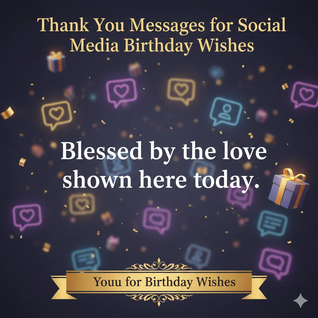 thank you for birthday wishes