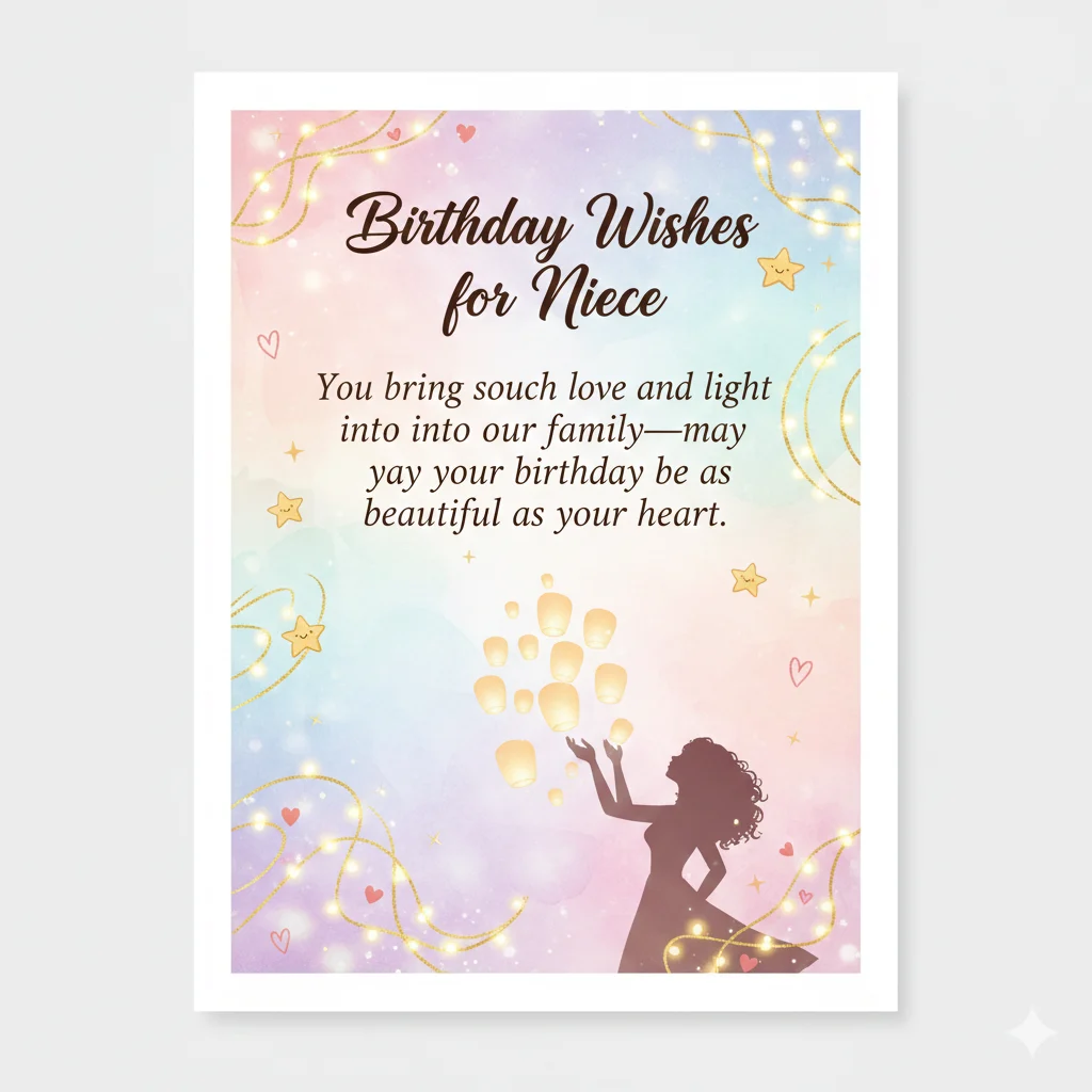 Birthday Wishes for Niece