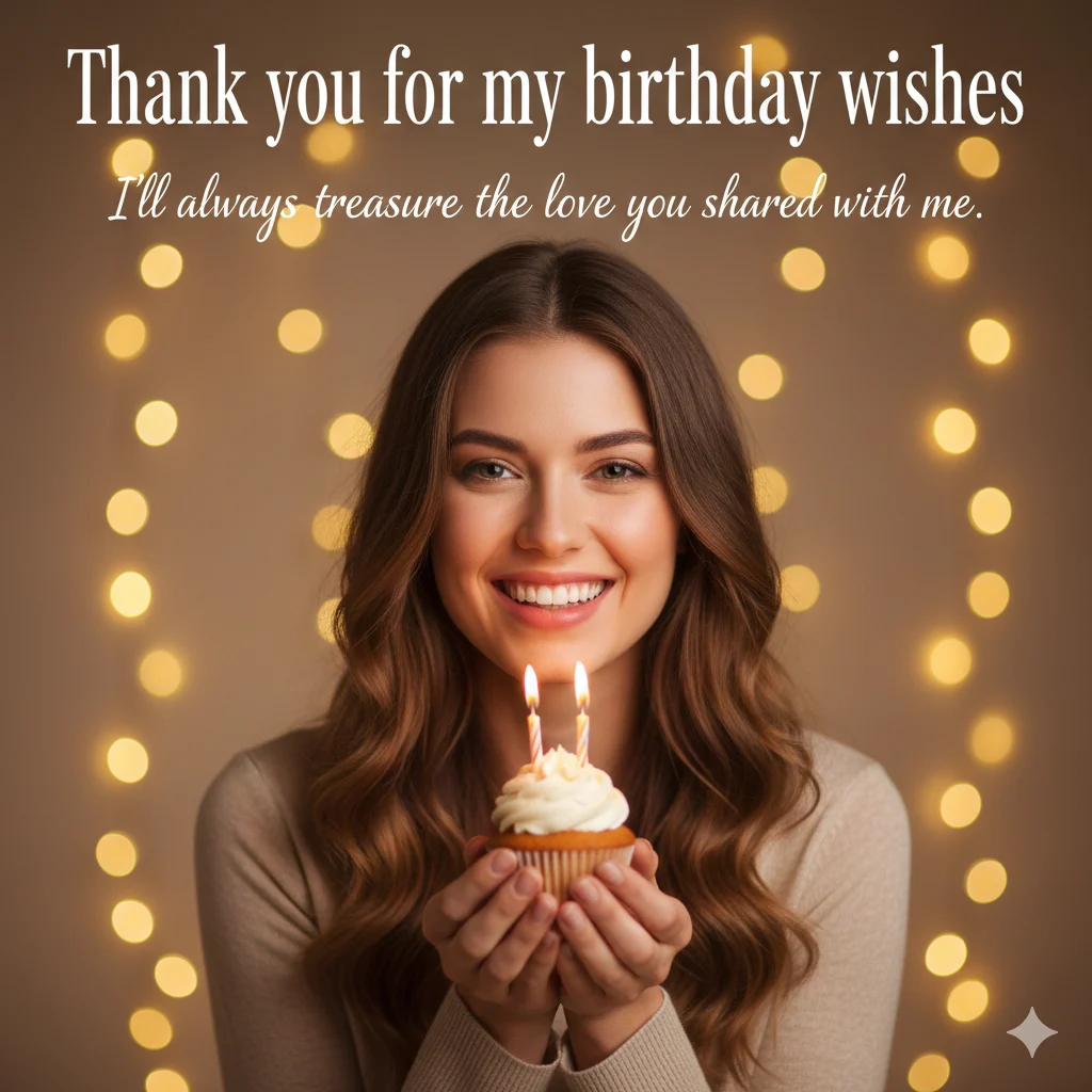 thank you for my birthday wishes