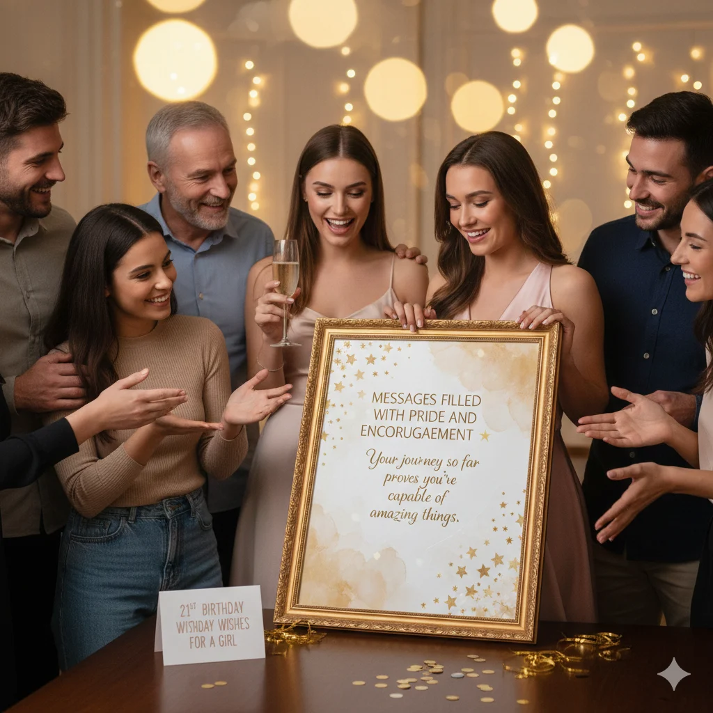 21st birthday wishes for a girl