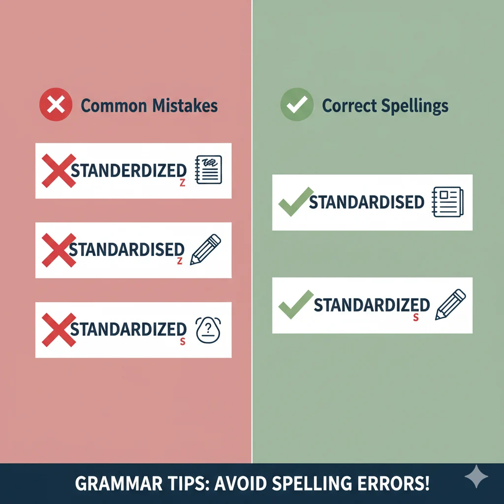 standardized / standardised