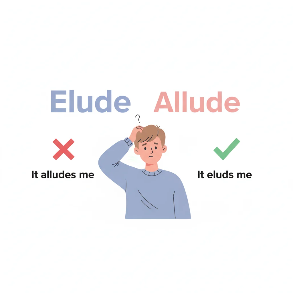 elude / allude