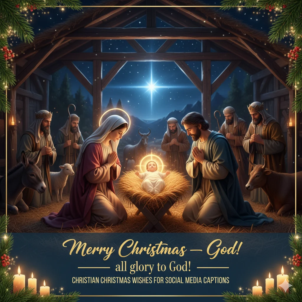 christian merry christmas wishes