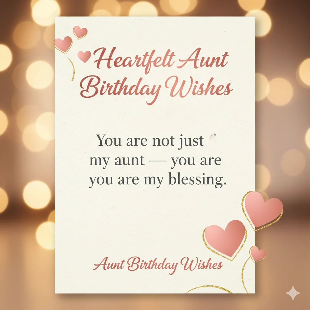 aunt birthday wishes