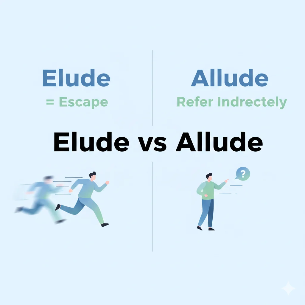 elude / allude