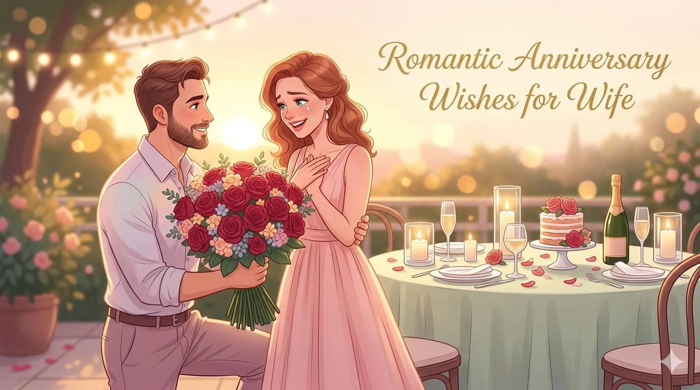 Wedding Anniversary Wishes for Wife