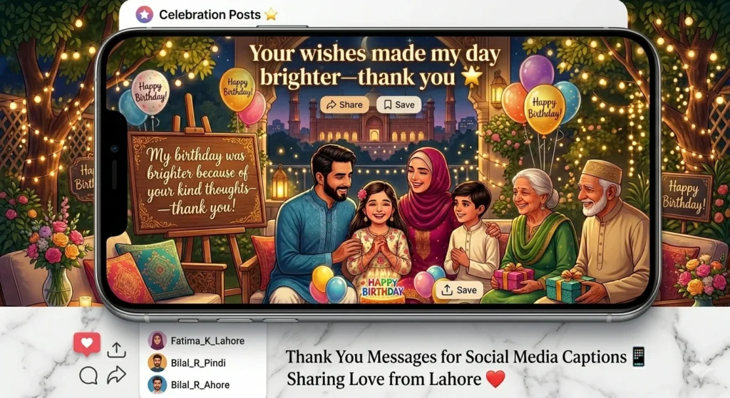 short thank you message for birthday wishes